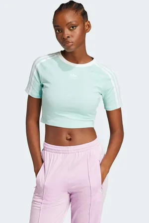 adidas Turkis baby-T-shirt med 3 striber-Blå