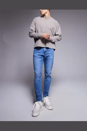 River Island Mellemblå jeans i slim fit