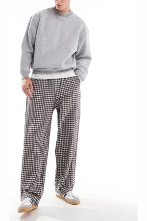 Bershka Brune bukser med tern