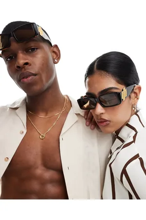 Le Specs Cruel Intentions - Rektangulære solbriller med skildpaddemønster