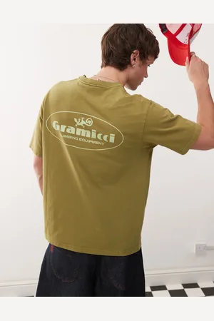Gramicci T-shirt med klatreudstyrsgrafik