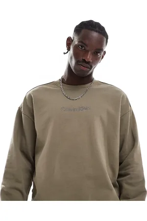 Calvin Klein Tonal Logo - Olivengrøn lounge-sweatshirt