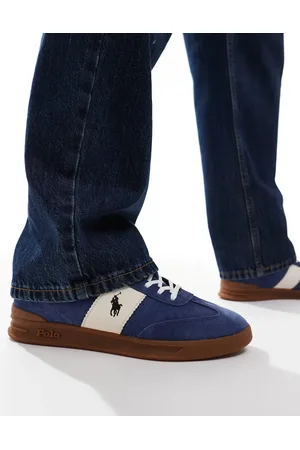 Ralph Lauren Heritage Aera - Blå og hvide sneakers