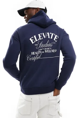 Another Influence Oversized hættetrøje med Elevate-print