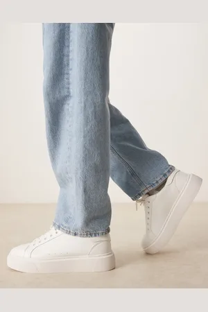 ASOS Hvide sneakers med snørebånd