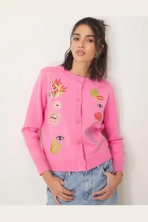 Never Fully Dressed Cardigan med broderi