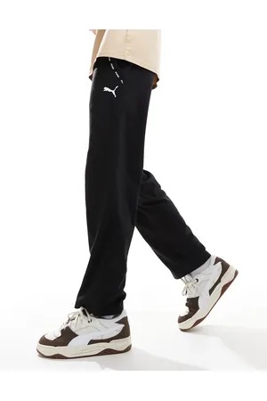 PUMA Taped PWRFleece Lite - Sorte joggingbukser