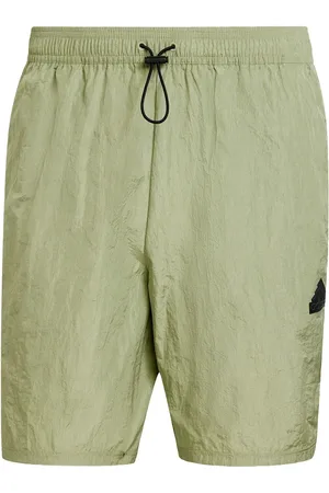 adidas Adidas - City Escape - Teltgrønne vævede shorts