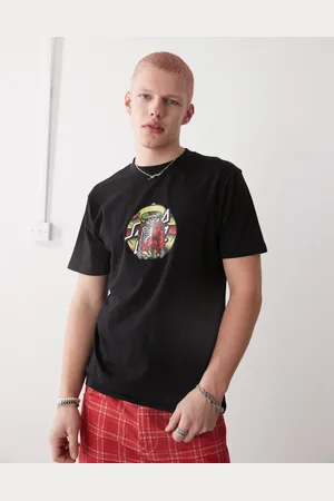Santa Cruz Skeleton - T-shirt med grafik