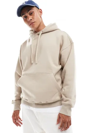 Pull&Bear Basis-hættetrøje-Neutral