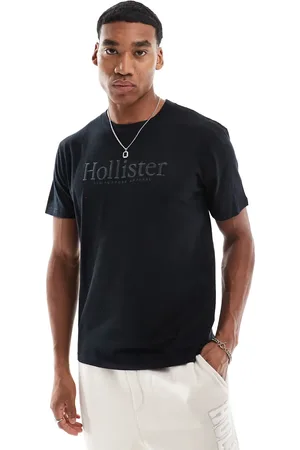 Hollister T-shirt med logodetalje i afslappet pasform