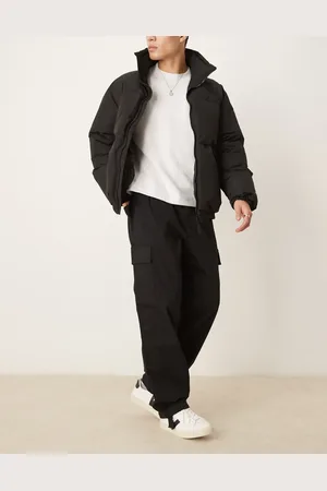 Calvin Klein Sorte cargobukser med lige ben