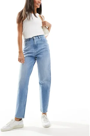 Tommy Hilfiger Lyseblå mom-jeans med ultrahøj talje