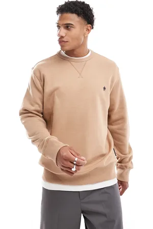 French Connection French Connection - Klassisk lysebrun sweatshirt-Neutral
