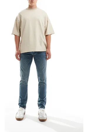 Ralph Lauren Sullivan - Mellemvaskede jeans med baglommer og logoikon i slim fit