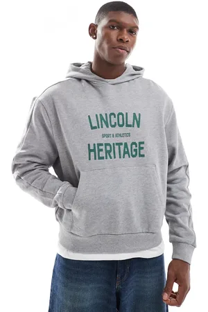ASOS Oversized hættetrøje med college-print