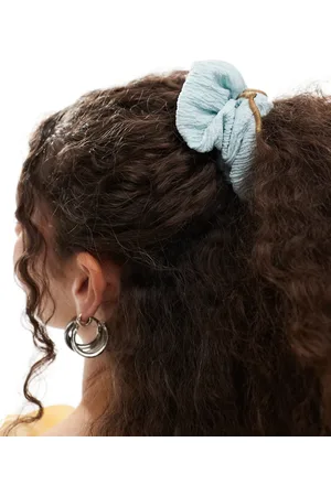DesignB London Oversized scrunchie med kontrasterende sømme i