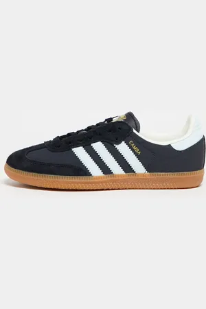 adidas Samba - sneakers med lyseblå striber-Sort