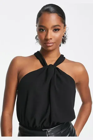 ASOS ASOS DESIGN Petite - bodystocking med knude bagpå