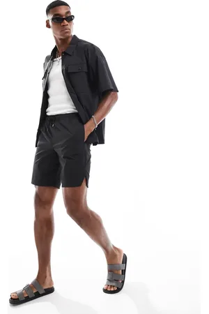 JACK & JONES Sorte shorts i nylon - Del af sæt