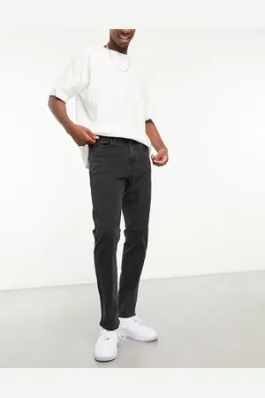 New Look New Look - Forvaskede sorte slim-jeans