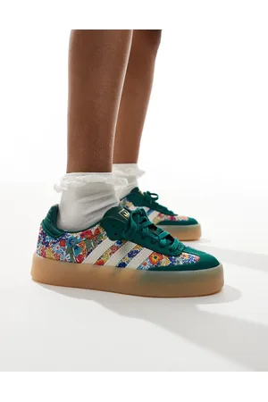 adidas Sambae x Liberty London - Sneakers med blomstermønster-Blå