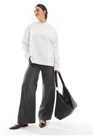 ASOS Lysegrå meleret oversized hættetrøje