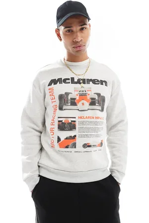 Hollister Grå sweatshirt med McLaren-motiv
