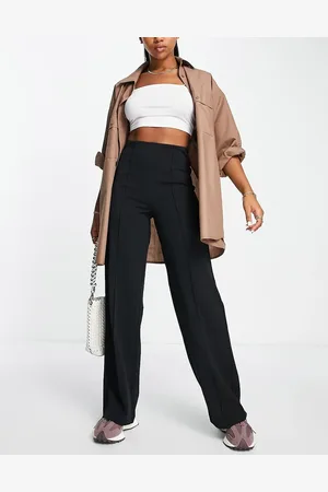 VERO MODA Plisserede sorte bukser med vidde