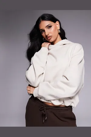 ASOS Hættetrøje med boblekant-Neutral