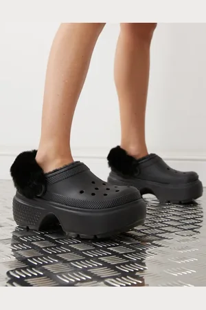 Crocs Unisex - Stomp - Sorte og forede clogs