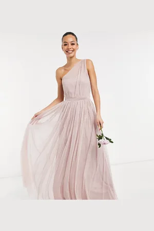 ANAYA Anaya With Love Tall - Brudepige - maxikjole med oneshoulder-detalje i tyl