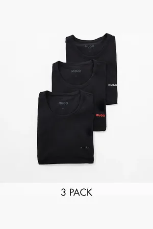 HUGO BOSS HUGO Bodywear - Pakke med 3 sorte T-shirts