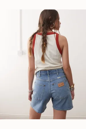 Wrangler Cowboy - Mørkeblå 5-tommer-denimshorts