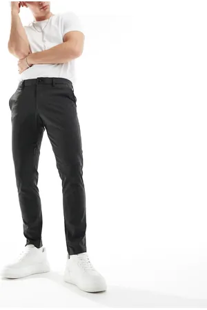 JACK & JONES Intelligence - Marco - Mørkegrå elegante slim fit-bukser