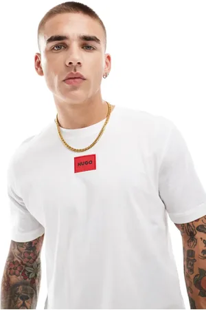 HUGO BOSS HUGO - Diragolino - T-shirt med firkantet logo
