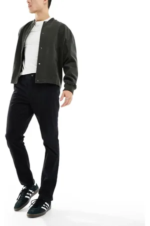 New Look Sorte chinos i slim fit