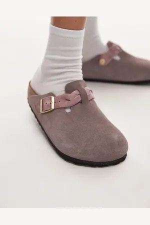 Birkenstock Boston - Falmet clogs med flettet design