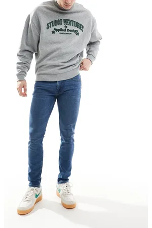 Only & Sons Blå skinny-jeans