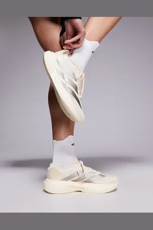 adidas Adidas Running - Adizero EVO SL - Sneakers i råhvid/sølvfarve