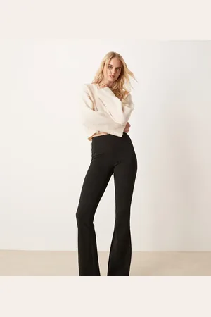 Gina Tricot Sorte bukser med svaj i jersey