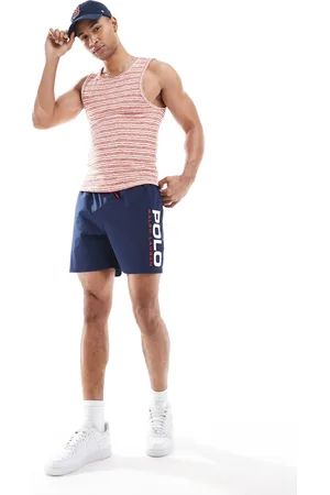 Ralph Lauren Sport Capsule Traveler - badeshorts med logoprint