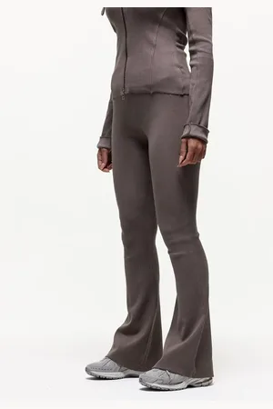 Good For Nothing Brune ribstrikkede leggings med svaj