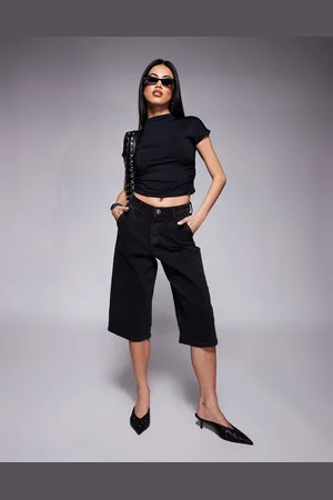 River Island Sorte jorts