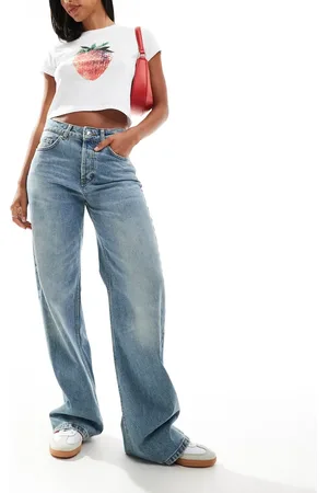 HUGO BOSS 937 - Lyseblå jeans med vide ben