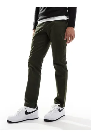 Paul Smith Kakigrønne og tapered chinos med logomærke