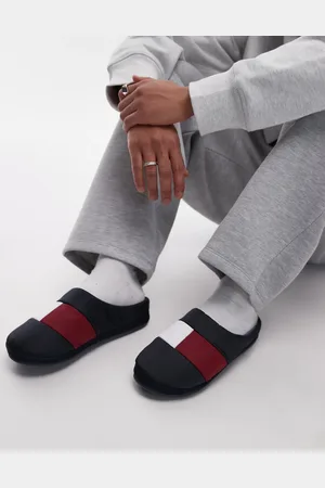 Tommy Hilfiger Marineblå badesandaler med nylonflag