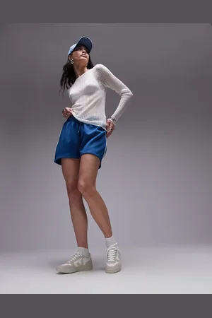 Veja V-10 - Hvide og naturfarvede sneakers i ruskind og mesh