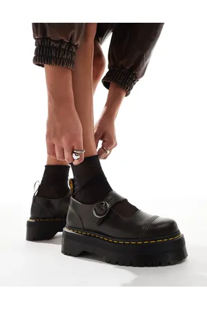 Dr. Martens Addina - Mary Jane-sko i brunt læder
