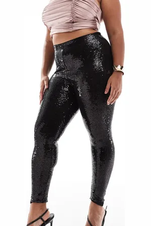 Yours Sorte leggings med pailletter